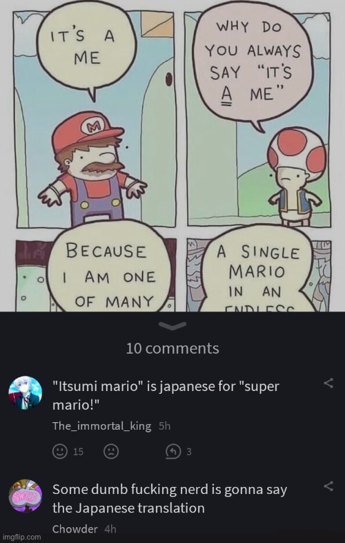 Its a me mario | image tagged in mario | made w/ Imgflip meme maker