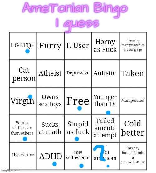 i'm native american but ye | image tagged in ametonian bingo | made w/ Imgflip meme maker