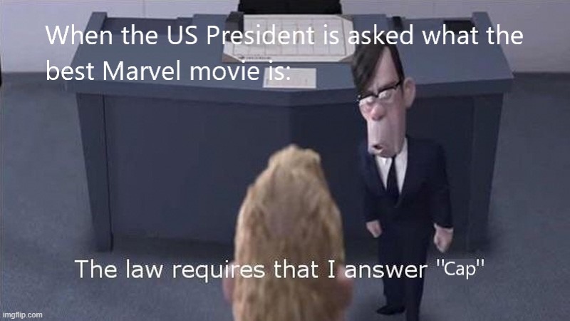 image tagged in marvel,captain america,incredibles | made w/ Imgflip meme maker