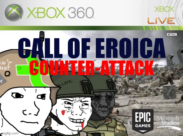 Call of Eroica: Counter-Attack | CALL OF EROICA; COUNTER-ATTACK | image tagged in d-day | made w/ Imgflip meme maker