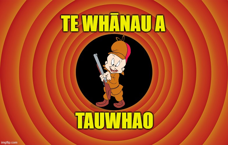 looney tunes background blank | TE WHĀNAU A; TAUWHAO | image tagged in looney tunes background blank | made w/ Imgflip meme maker