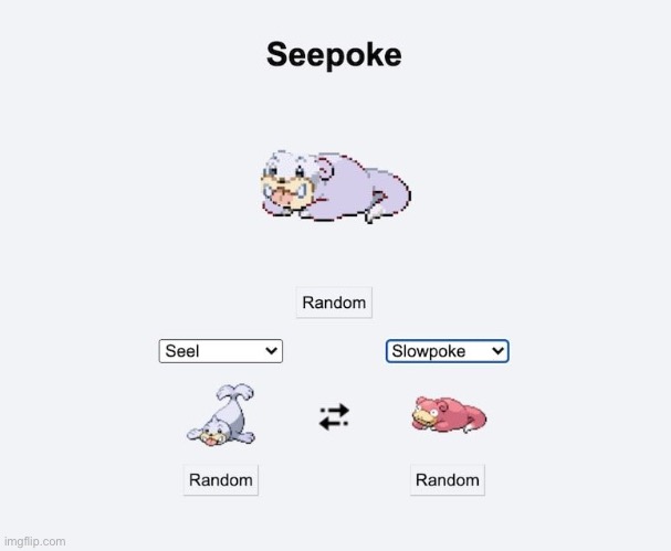Seepoke | image tagged in pokemon | made w/ Imgflip meme maker