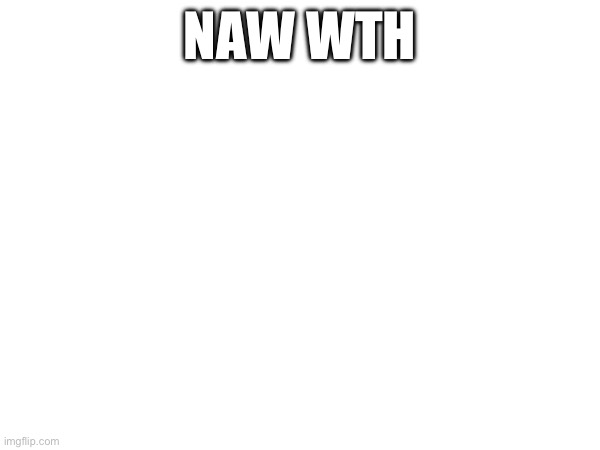 NAW WTH | made w/ Imgflip meme maker