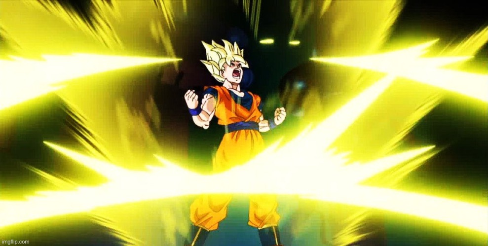 Son Goku Power Up | image tagged in son goku power up | made w/ Imgflip meme maker