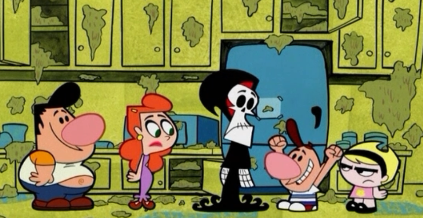 Grim Billy and Mandy Blank Meme Template