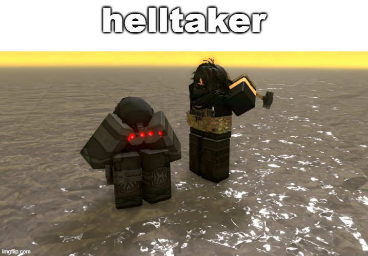 helltaker | helltaker | image tagged in roblox meme,roblox | made w/ Imgflip meme maker