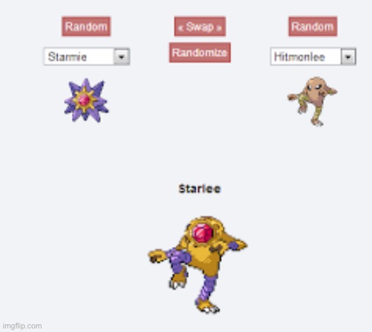 Starlee | image tagged in pokemon | made w/ Imgflip meme maker
