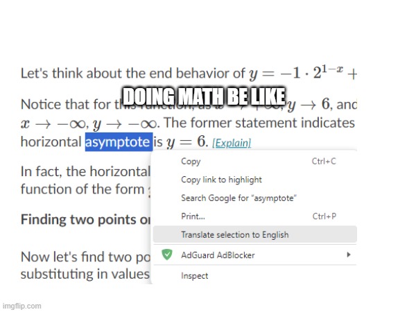 math cri | DOING MATH BE LIKE | image tagged in funny memes,math,blank white template | made w/ Imgflip meme maker