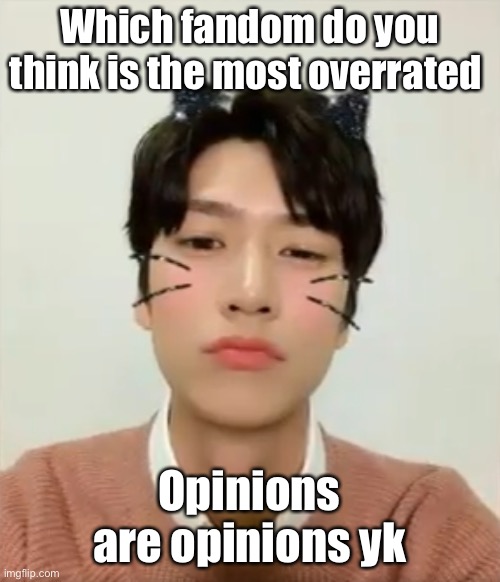 Idm what your answer is, just curious | Which fandom do you think is the most overrated; Opinions are opinions yk | image tagged in i m high number 2 | made w/ Imgflip meme maker