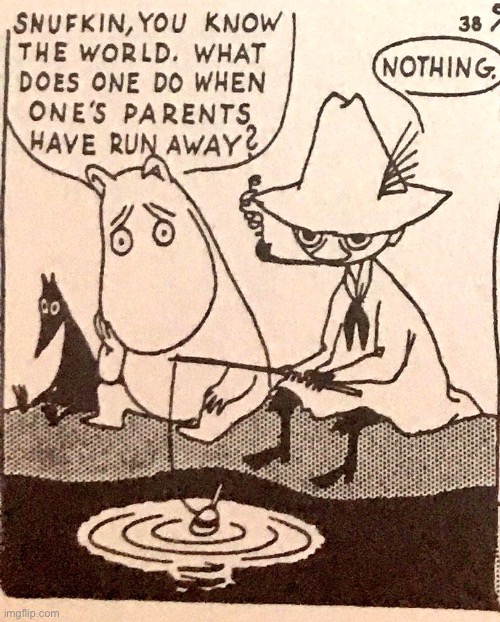 Out of context | image tagged in moomin | made w/ Imgflip meme maker