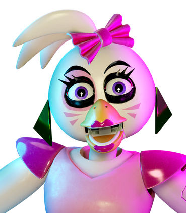 High Quality Glam chica Blank Meme Template