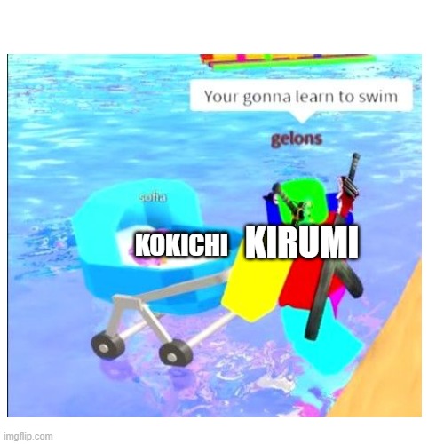 Kirumi Tojo: Ultimate Mommy | KIRUMI; KOKICHI | image tagged in danganronpa,roblox,mommy | made w/ Imgflip meme maker