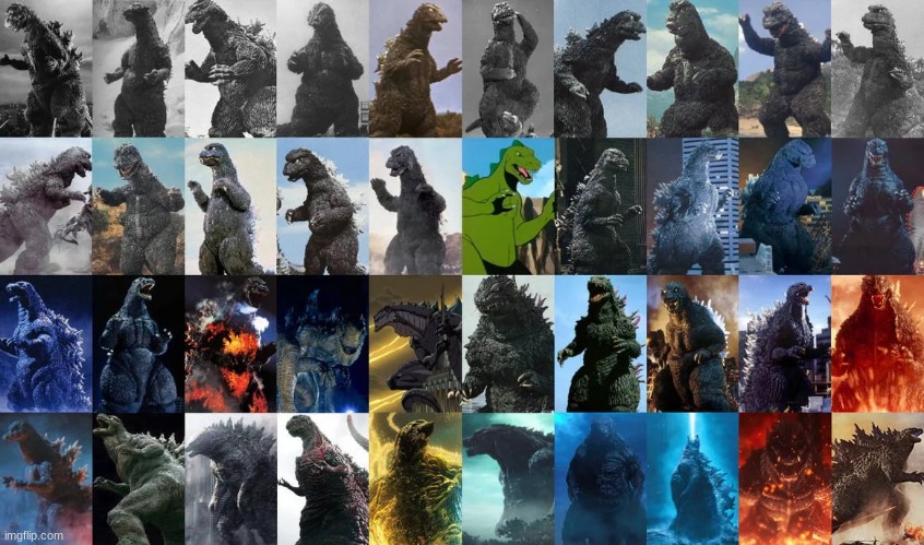 Which Godzilla designs is your favorite | made w/ Imgflip meme maker