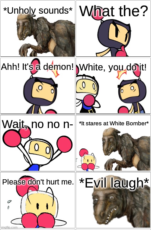 If Pervatasaurus was in Bomberman.mp3 | image tagged in comic | made w/ Imgflip meme maker