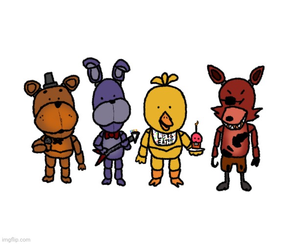 Drawing that my friend made | image tagged in fnaf,drawing | made w/ Imgflip meme maker