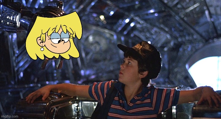 Flight of the NavigaLori | image tagged in flight of the navigator,lori loud,the loud house,disney,nickelodeon,movie | made w/ Imgflip meme maker