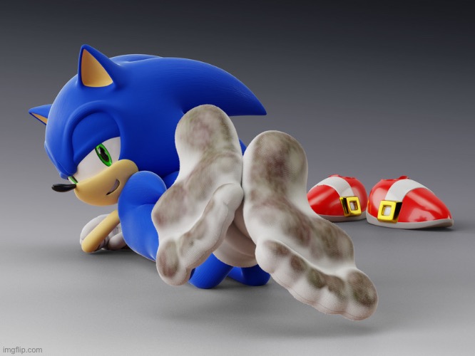 Sonic Dirty Socks | image tagged in sonic dirty socks | made w/ Imgflip meme maker