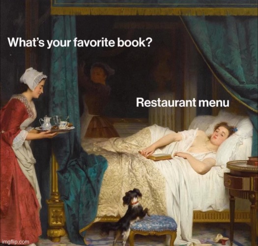 Restaurant menu | image tagged in msmg moment | made w/ Imgflip meme maker