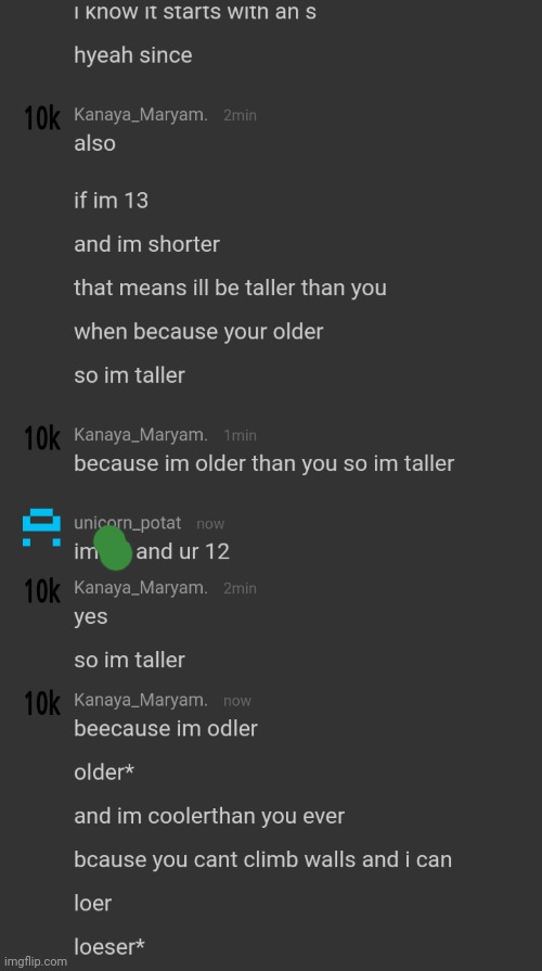 im older and taller guys am i c | made w/ Imgflip meme maker