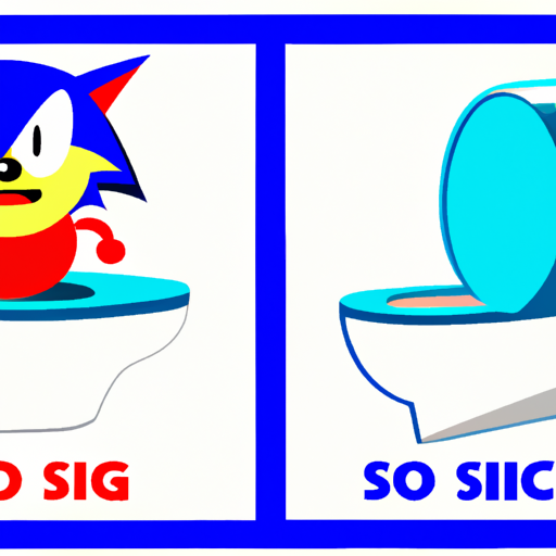 High Quality sonic vs skibidi toilet Blank Meme Template