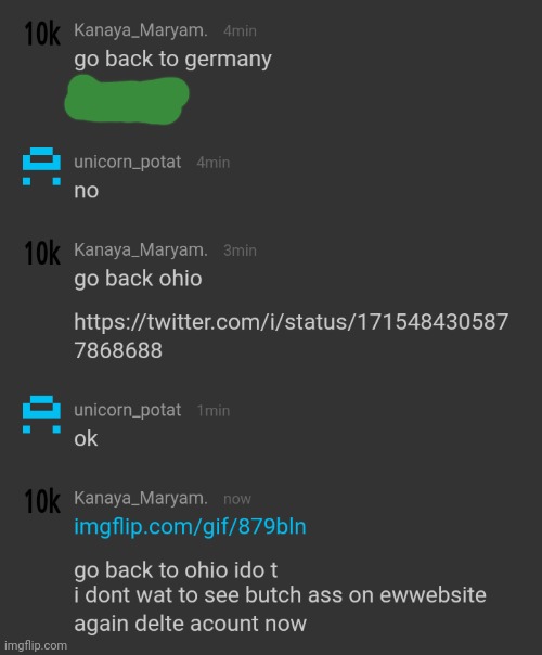 never stepped foot in ohio | made w/ Imgflip meme maker