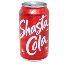 High Quality Shasta Cola Soda, 8 ounce -- 48 per case. Blank Meme Template