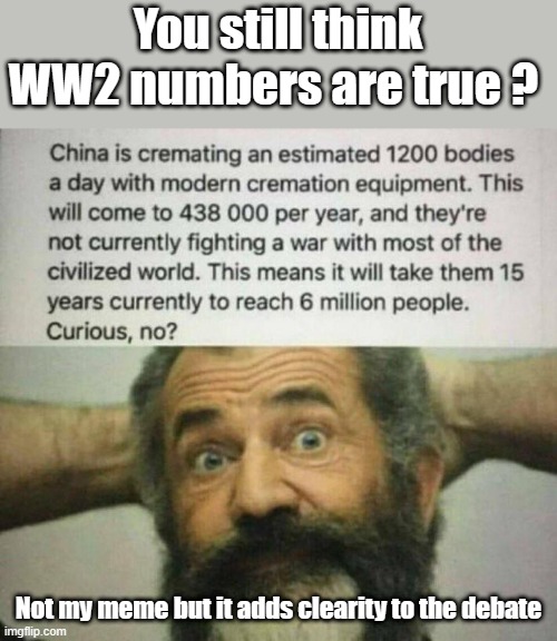 ODD isn't it | You still think WW2 numbers are true ? Not my meme but it adds clearity to the debate | image tagged in math,numbers,stranger things | made w/ Imgflip meme maker