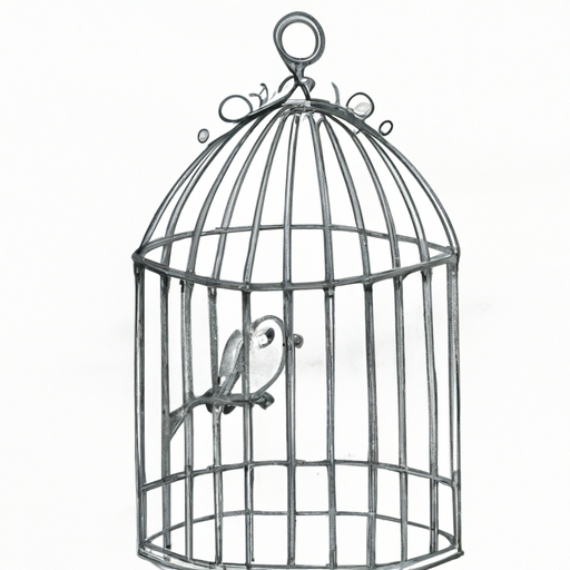 High Quality bird trapped in a cage Blank Meme Template