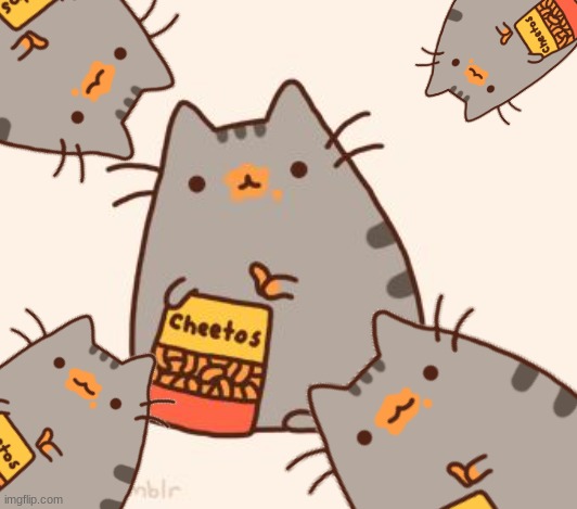 pusheen stole the cheetos | image tagged in pusheen stole the cheetos | made w/ Imgflip meme maker