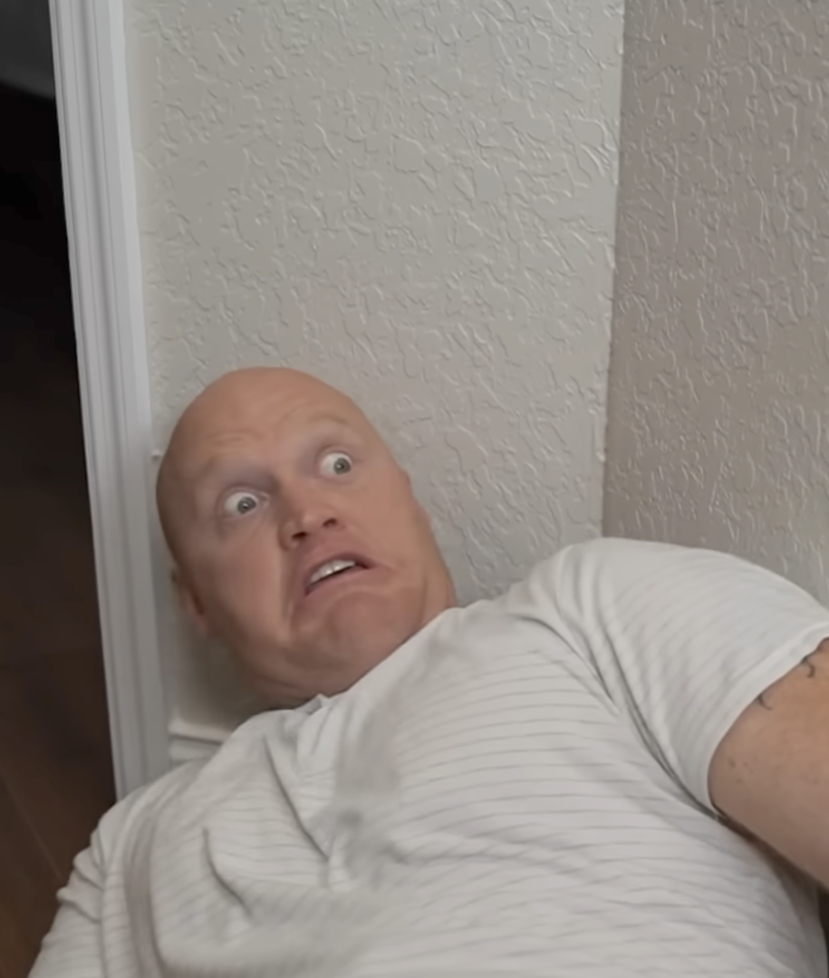 Frightened Guy Blank Meme Template