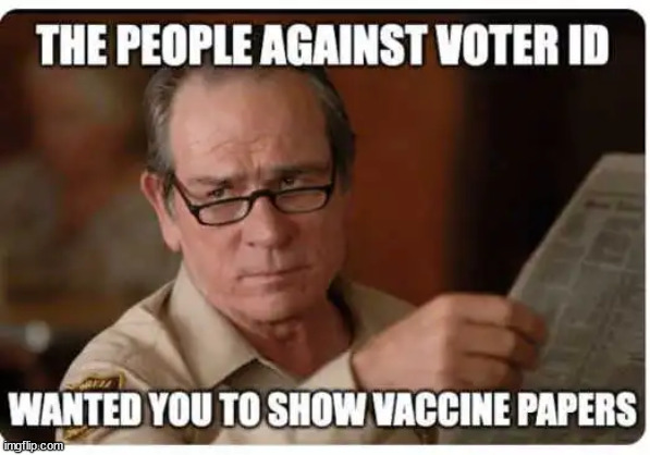 They want the state to control everything... | image tagged in voter fraud,super_triggered,liberals,vaccines | made w/ Imgflip meme maker