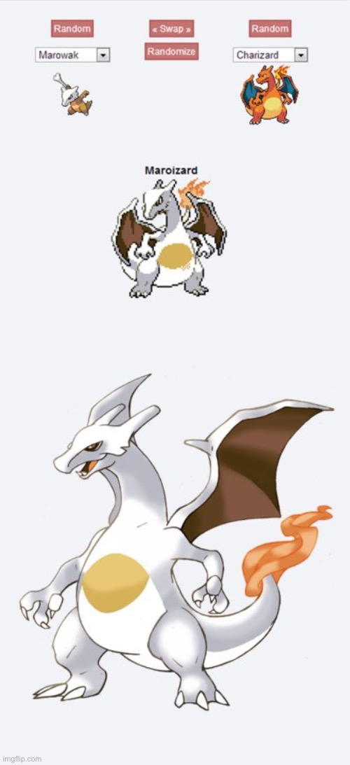 Maroizard | image tagged in pokemon | made w/ Imgflip meme maker