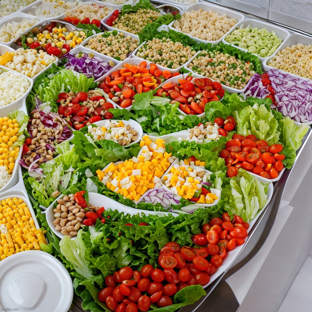what a nice salad bar. it would be unfortunate if someone was trapped in it. | made w/ Imgflip meme maker