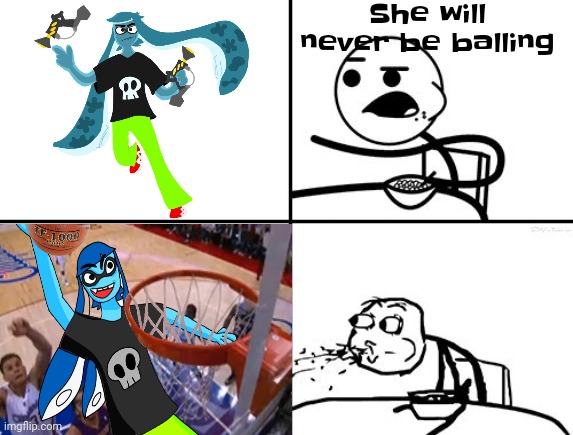 SHE IS BALLING | She will never be balling | made w/ Imgflip meme maker