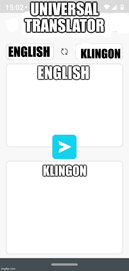 Universal Translator Blank Meme Template