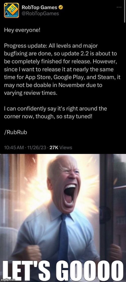 Biden Lets Go Blank Meme Template