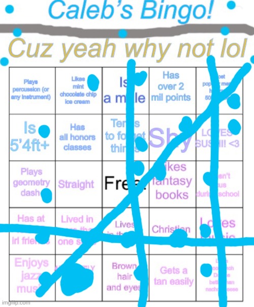 Caleb’s bingo | image tagged in caleb s bingo | made w/ Imgflip meme maker