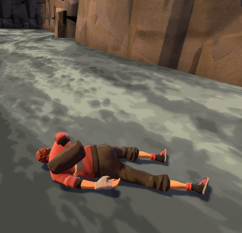 Scout dead in a river Blank Meme Template