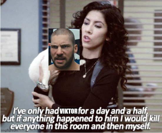 Rosa and Arlo meme | VIKTOR | image tagged in rosa and arlo meme | made w/ Imgflip meme maker