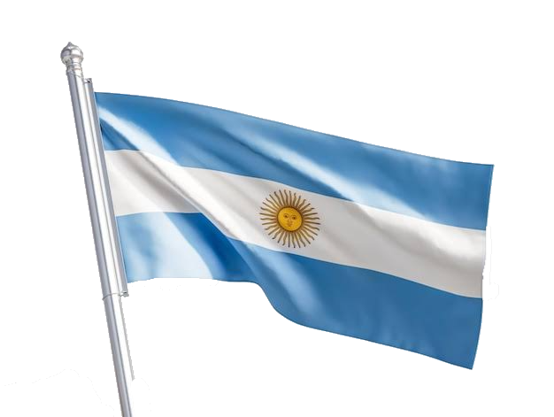 Bandera de Argentina 2 Blank Meme Template
