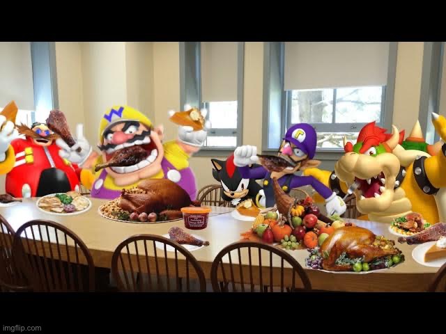 Wario dies of a heart attack after gorging himself on Thanksgiving dinner.mp3 | image tagged in wario dies | made w/ Imgflip meme maker