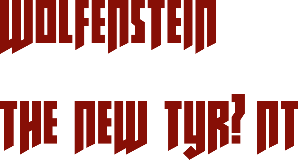 Wolfenstein : the new Tyrant AI Generated Logo Blank Meme Template