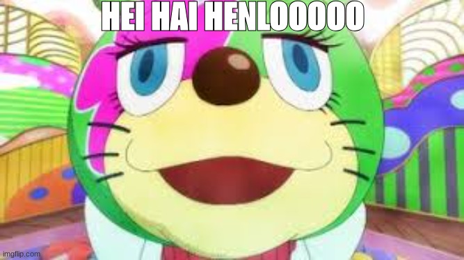 hellur | HEI HAI HENLOOOOO | image tagged in kuuchuu buranko,flying trapeze,anime,memes,hello,anime meme | made w/ Imgflip meme maker