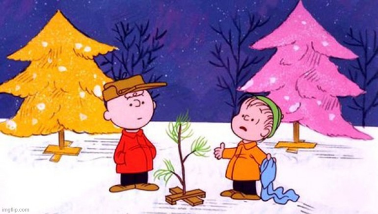 Charlie Brown Christmas Tree | image tagged in charlie brown christmas tree | made w/ Imgflip meme maker