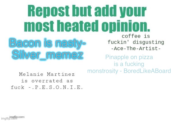 Pinapple on pizza is a fucking monstrosity - BoredLikeABoard | image tagged in meme | made w/ Imgflip meme maker