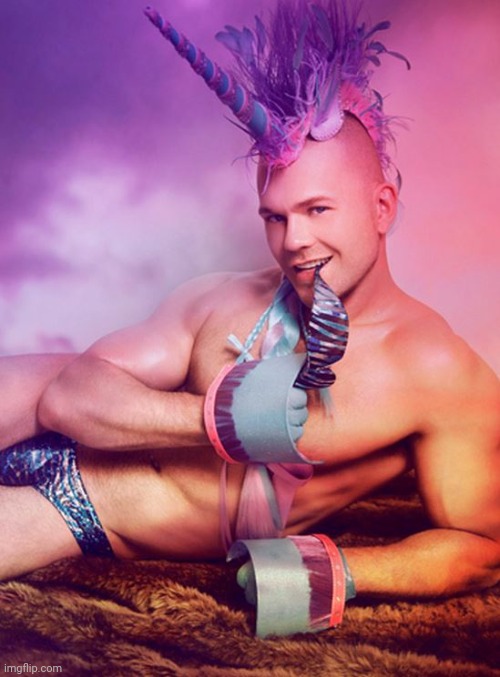 Sexy Gay Unicorn | image tagged in sexy gay unicorn | made w/ Imgflip meme maker