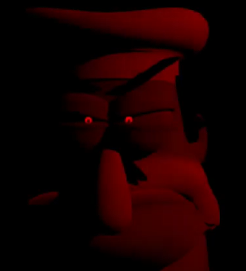Peppino did not like that. Blank Meme Template