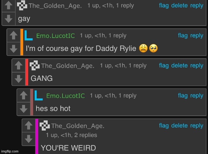 Daddy rylie | image tagged in daddy rylie | made w/ Imgflip meme maker