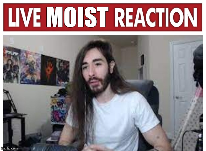 Live reaction | MOIST | image tagged in live reaction | made w/ Imgflip meme maker