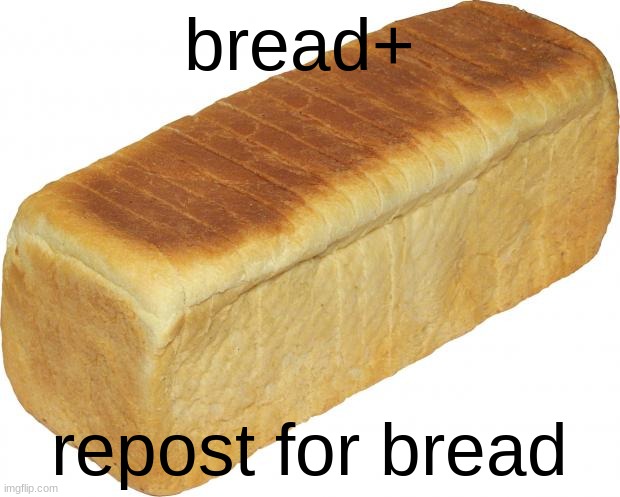 Breadddd | bread+; repost for bread | image tagged in breadddd | made w/ Imgflip meme maker